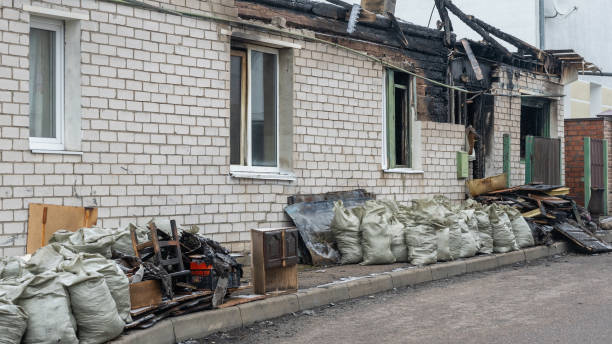 Professional Fire Damage Removal technician working in Narberth, PA